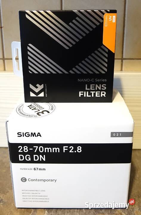Obiektyw Sigma 2870 L mount Nowy plus Filtr Przysucha