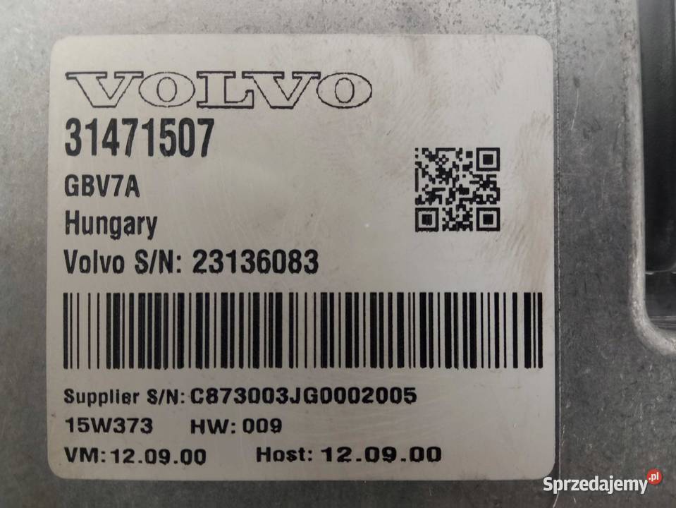 MODUŁ KAMERY COFANIA 31471507 Volvo XC 90 II