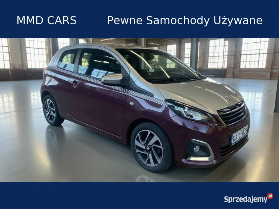Peugeot 108 Navi kamera bluetooth ładny zadbany Rok produkcji 2014 Kraków