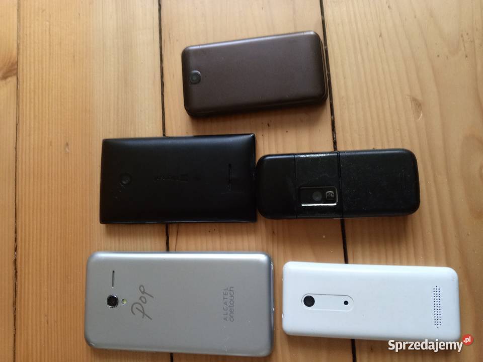 Sprzedam 5 telefony Alcatel Nokia Sprawne stan