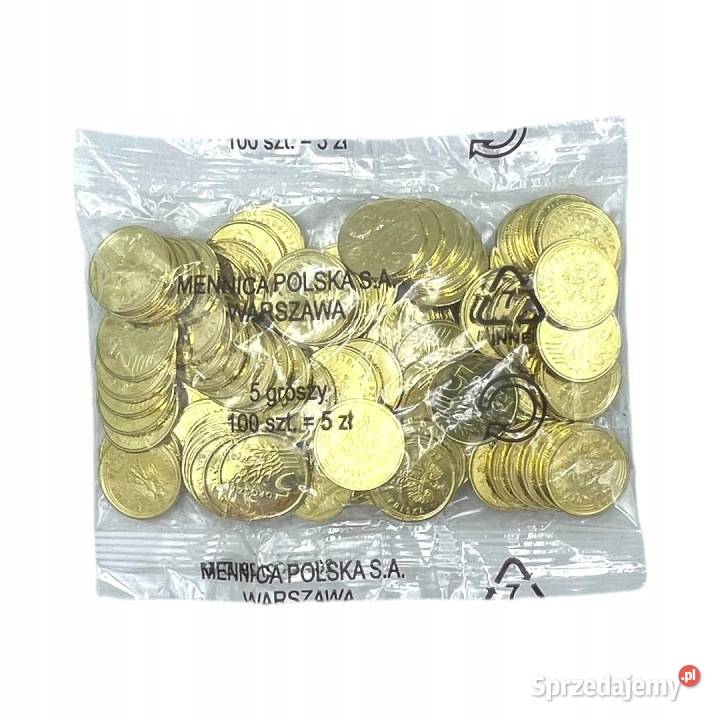 5 groszy gr 2024 MW Kolekcjonerski woreczek Warszawa