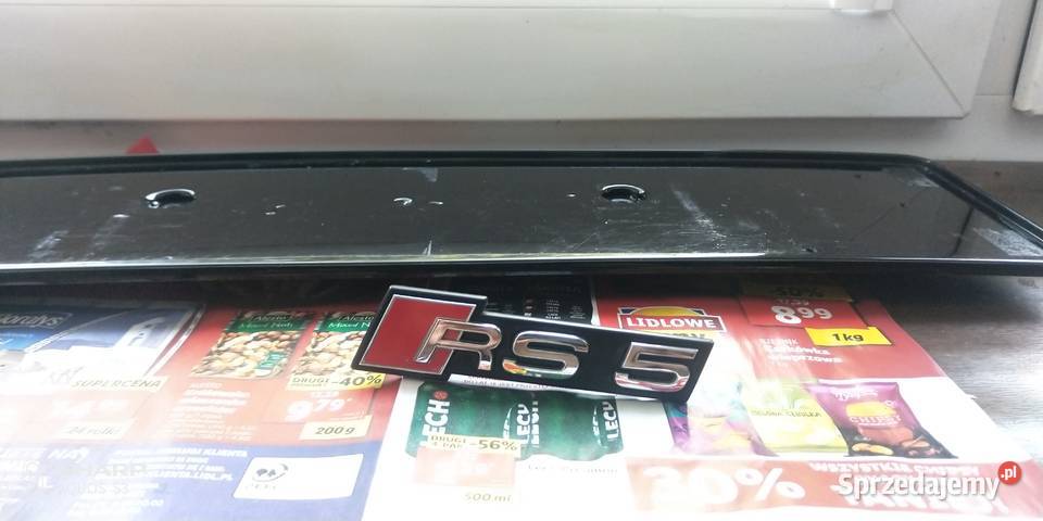Audi A5 RS5 podkładka pod tablicę Łódź sprzedam