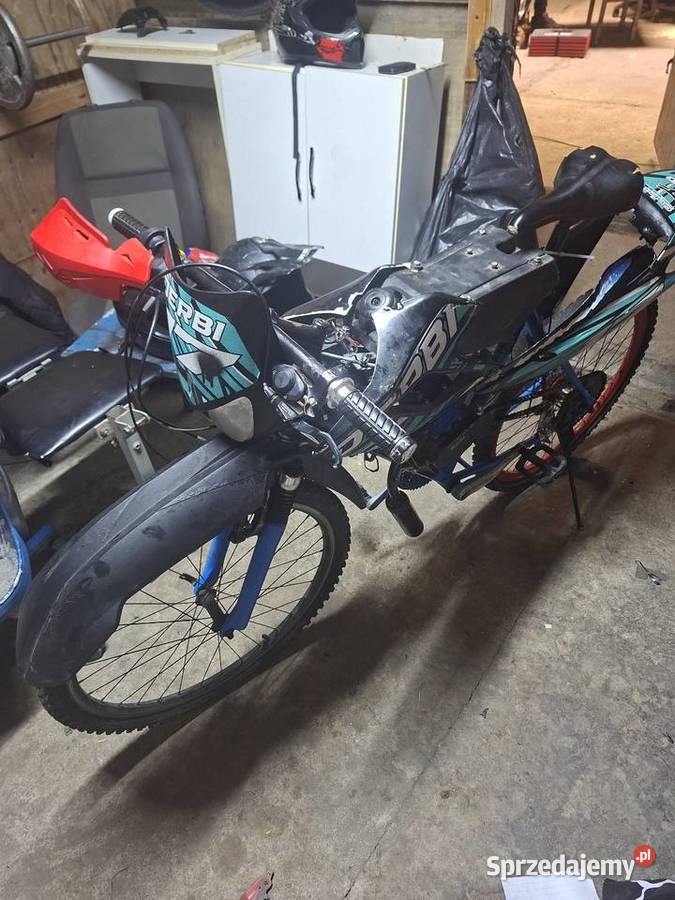 Rower z śilnikiem spalinowym 80cc 2t czytaj opis Smolice