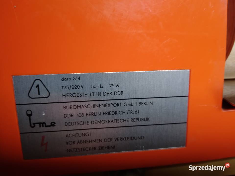 Maszyna do liczenia licząca Daro Ascota Vintage Pozostałe Banino