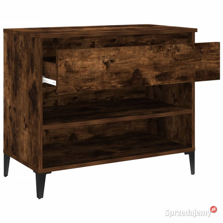 Półka na buty przydymiony dąb 70x36x60 WM819769 mazowieckie