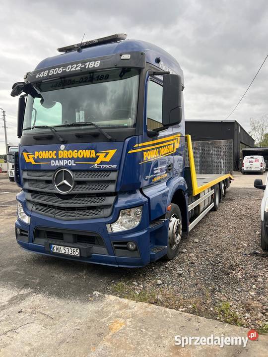 LAWETA pomoc drogowa autolaweta MERCEDES ACTROS 1KM Autolawety Brzeźnica