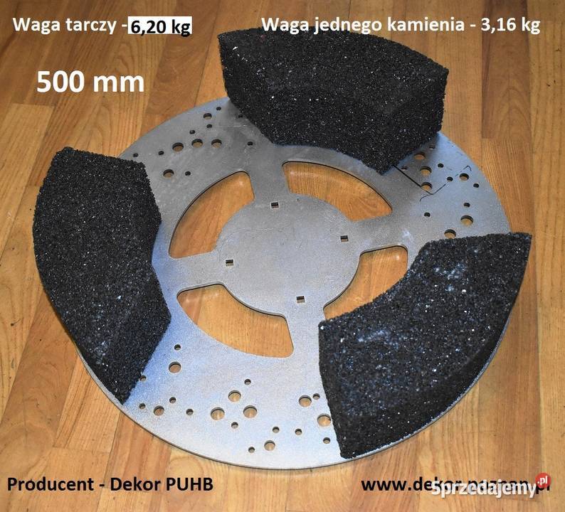 Szlifowanie betonu kamień z korundu grubego 58mm Poznań