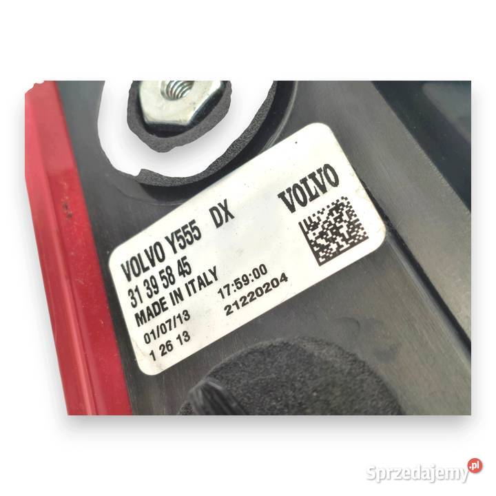 LAMPA PRAWA Volvo V40 II kombi 20122019 tylna Lampy tylne Chełm sprzedam