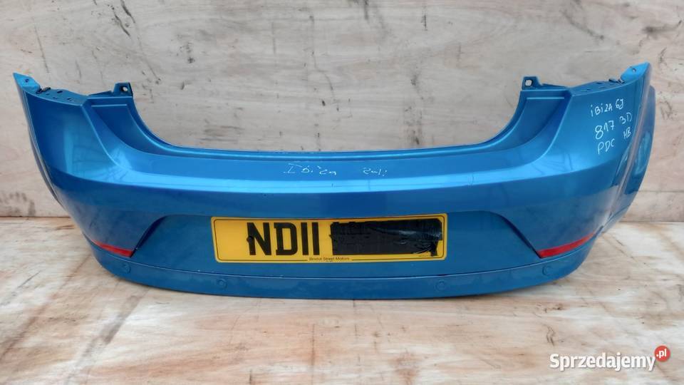 SEAT IBIZA 6J HB 3D ZDERZAK TYŁ LZ5F PDC Zbierkowo sprzedam