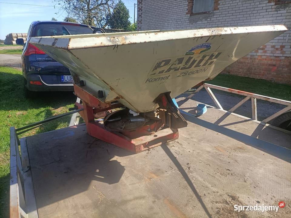Rozsiewacz RauchKuchn ZS 600 z hydrauliką Rozsiewacze nawozów sprzedam