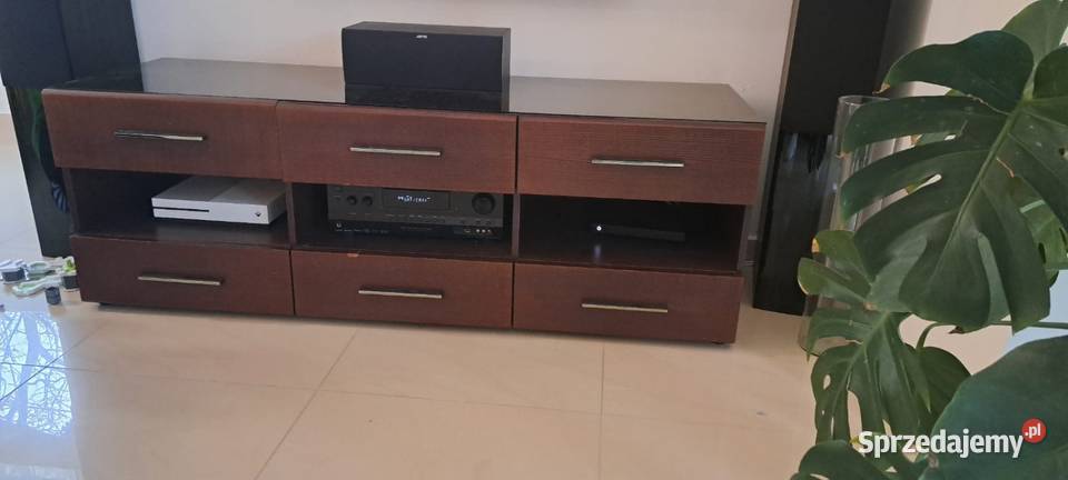 Komoda Rtv ciemny brąz dolnośląskie Kłaczyna