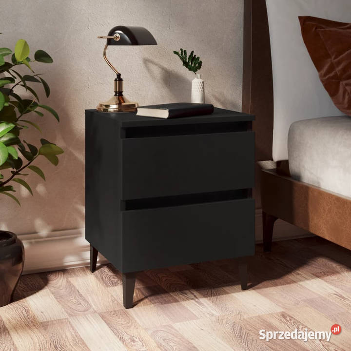 Szafki nocne 2 czarne 40x35x50 WM805872 Warszawa sprzedam