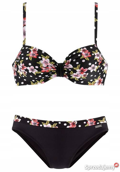 Lascana bikini ,kostium kąpielowy kwiaty 50f Lascana bikini ,kostium kąpielowy kwiaty 50f