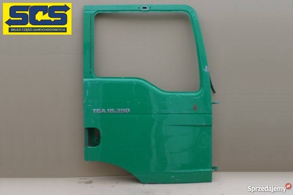 MAN TGL TGA TGM DRZWI PRAWE ST TYP ORYGINAŁ CAŁE Karoseria Bieleń