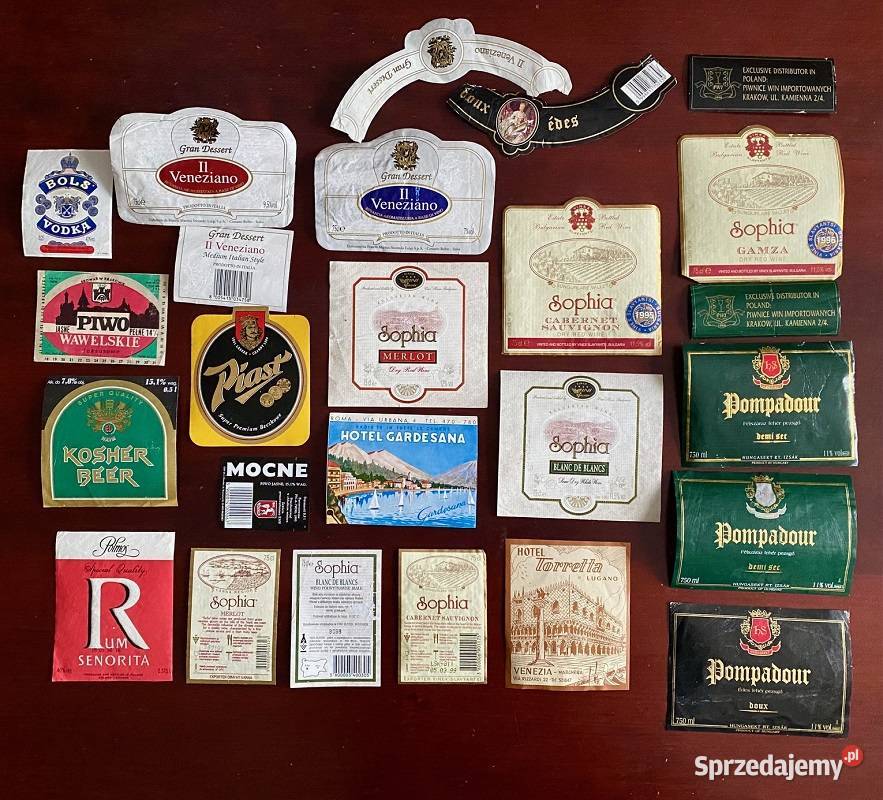 Etykiety alkoholu Pozostałe Kraków