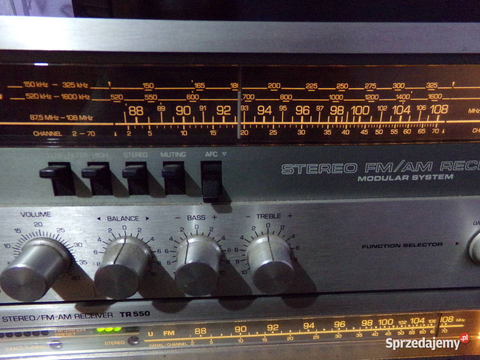 Telefunken TR300 z głośnikami Grundik HIFI BOX Amplitunery