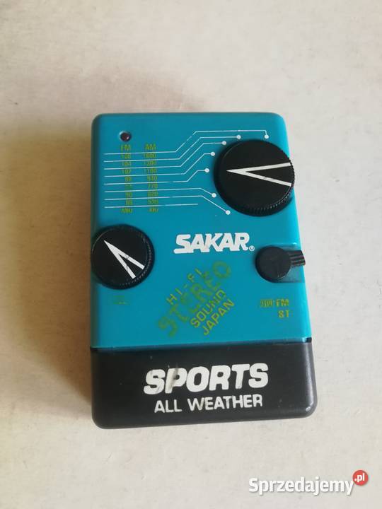 Radio Sakar Sports All Weather AMFM lata 90 Szczecin