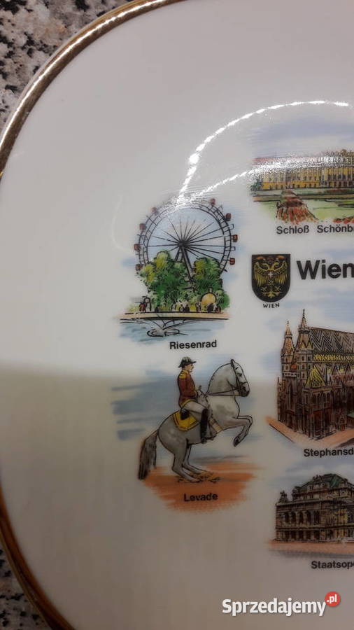 Talerzyk ozdobny Wiedeń Głuchołazy sprzedam