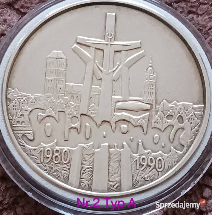 100 000 Solidarność 1990 r 2 Typ A mennicze