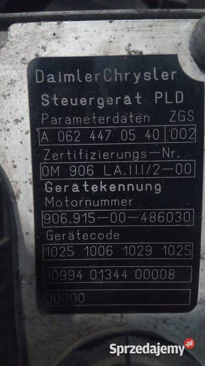 Komputer sterownik PLD silnika Atego Axor opolskie Rzędowice