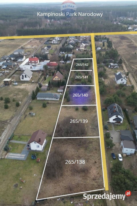 Działka budowlana 1008m2 Nowe Grochale sprzedam