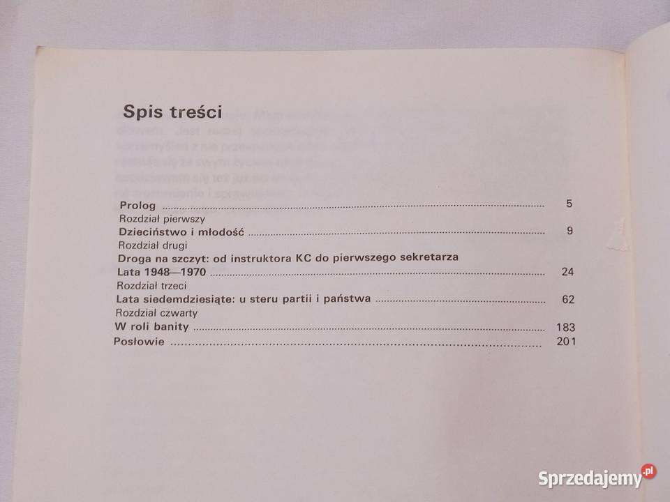 EDWARD GIEREK Przerwana dekada Janusz Rolicki miękka Hajnówka