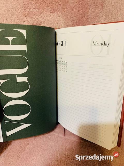 Vogue 2026 planer diary kalendarz calendar mazowieckie Warszawa