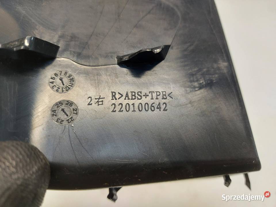 Chery Omoda 5 2024r plastyk osłona lampy prawa