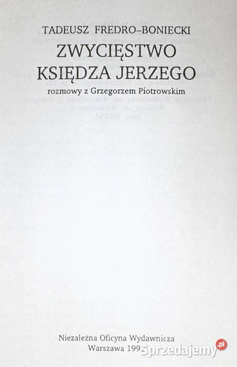 Zwycięstwo księdza Jerzego Tadeusz Chełm