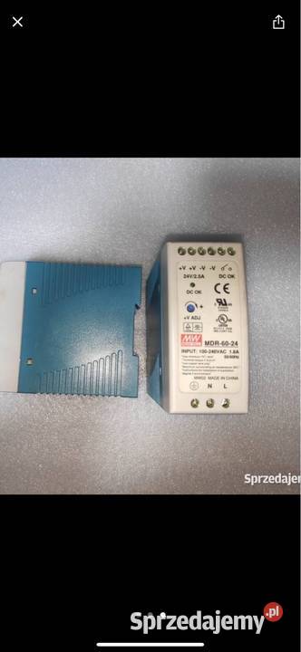 Zasilacz na są szynę TH 35 firmy Mean Well typ Pozostałe Gliwice