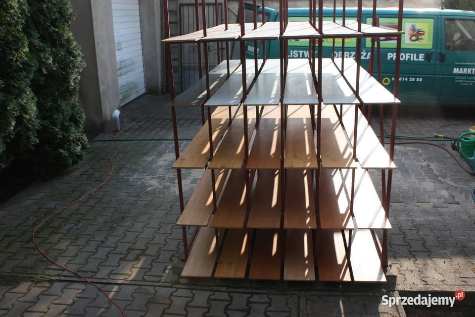 Sprzedam używany spawany regał magazynowy Poznań