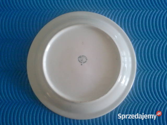 Talerz duży płaski firmy Lubiana śr 245z okresu mazowieckie Pruszków