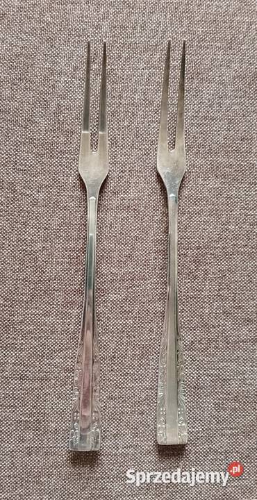 2 platerowane widelce do wędlin firmy HEFRA wzór Katowice