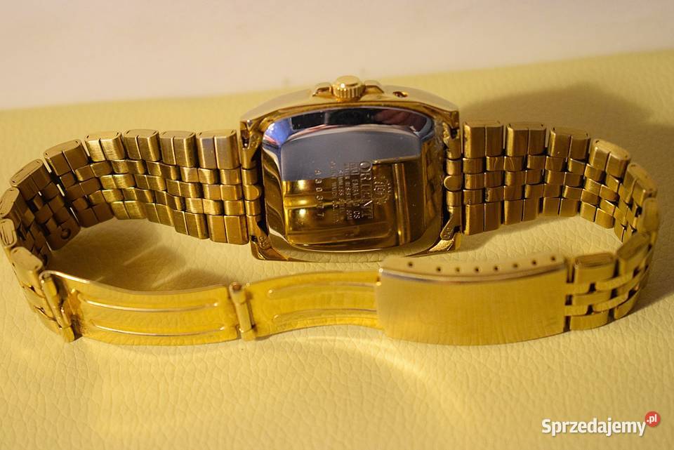 Złoty zegarek Orient Automatic 3 Stars Tonneau Chełmno