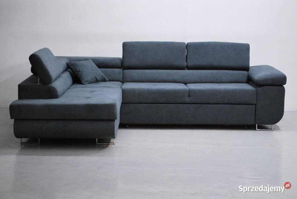 SAS DESIGN NOWOCZESNY NAROŻNIK funkcja spania 202cm