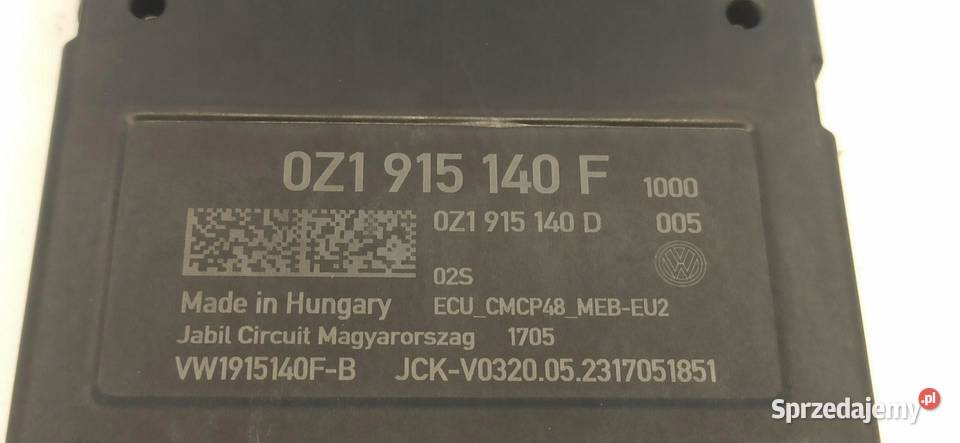 SKODA ENYAQ MODUŁ STEROWNIK AKUMULATORA osobowe sprzedam