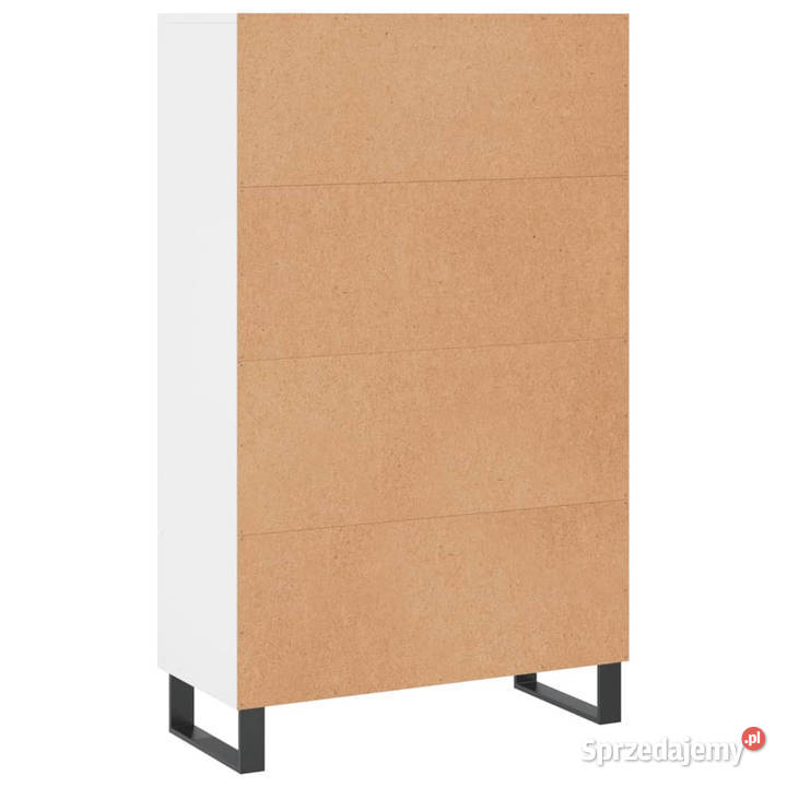 Wysoka szafka biała 695x31x115 materiał sprzedam