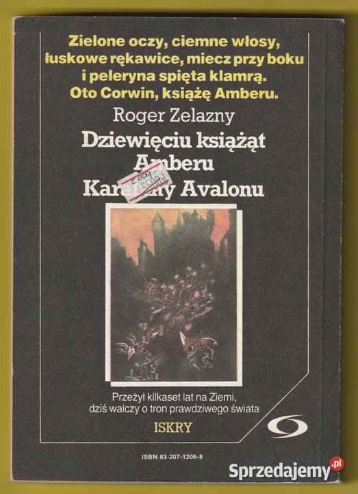 DZIEWIĘCIU KSIĄŻĄT AMBERU KARABINY AVALONU ROGER Łódź