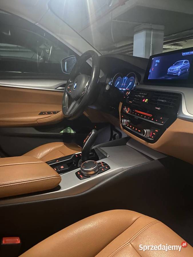 BMW 5 520d Cashmere Silver nieuszkodzony małopolskie Kraków