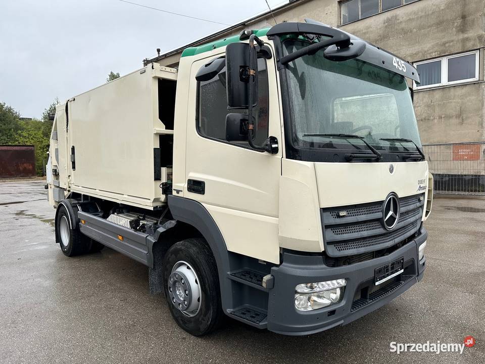Mercedes Atego śmieciarka z wagą 10m3 EURO 6 Nowiny sprzedam