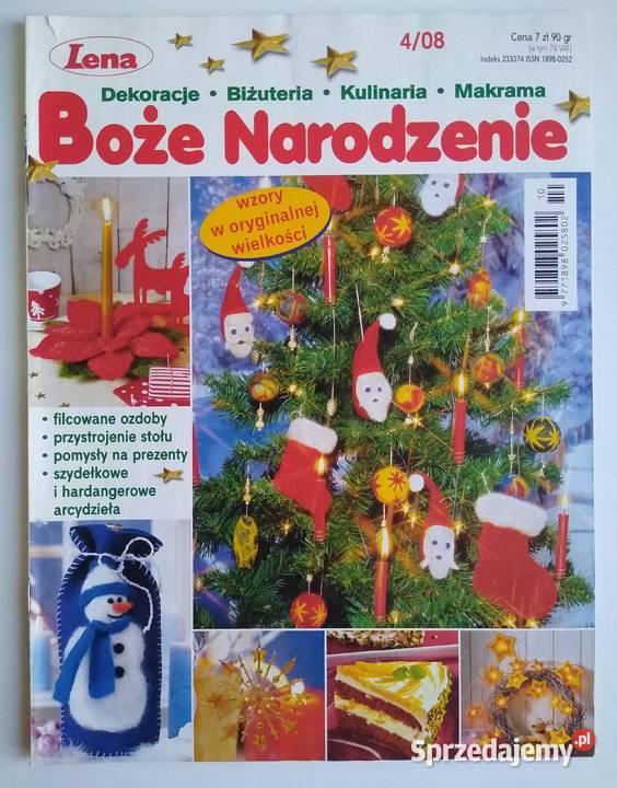 Lena Czasopismo 42008 Boże Narodzenie Gdańsk