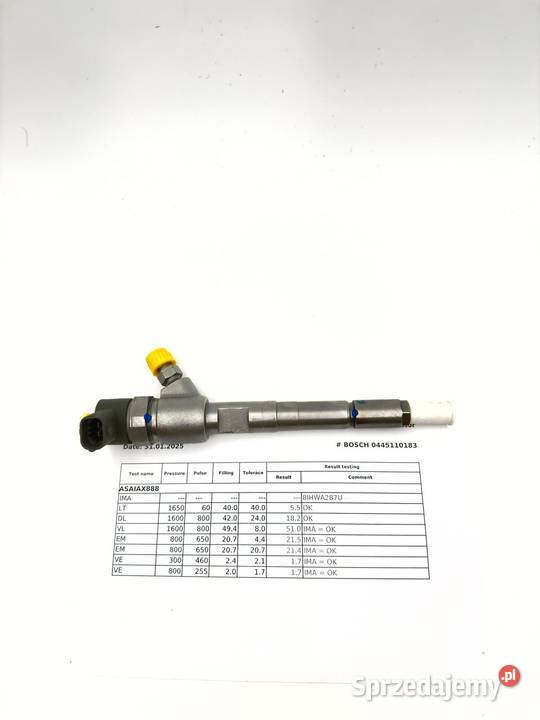 Wtryskiwacz Regenerowany Wtrysk Opel OE Słubice