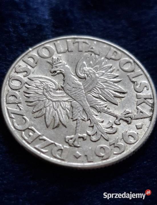 2 II RP 1936 Żaglowiec SREBRO Wejherowo
