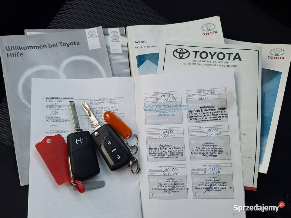 Toyota Avensis 18VVTi benzyna Kamera cofania garażowany Toyota Olsztyn
