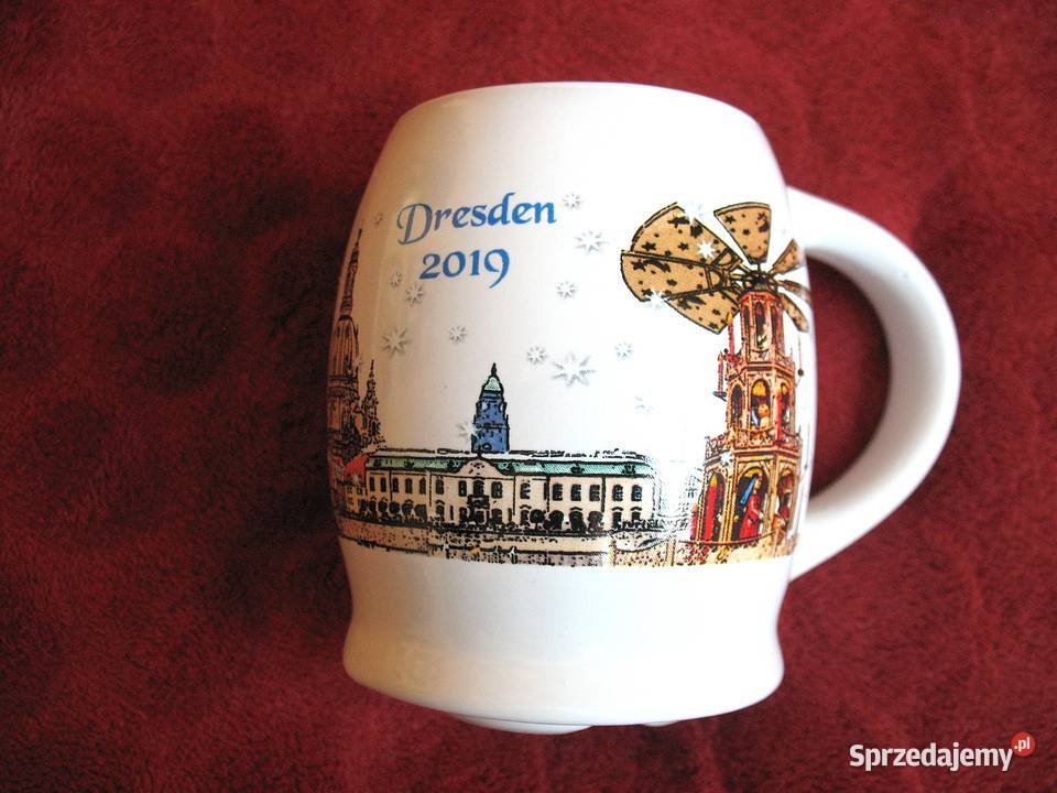 Kufel do piwa Weihnachtsmarkt Drezno 2019 r mazowieckie Siedlce