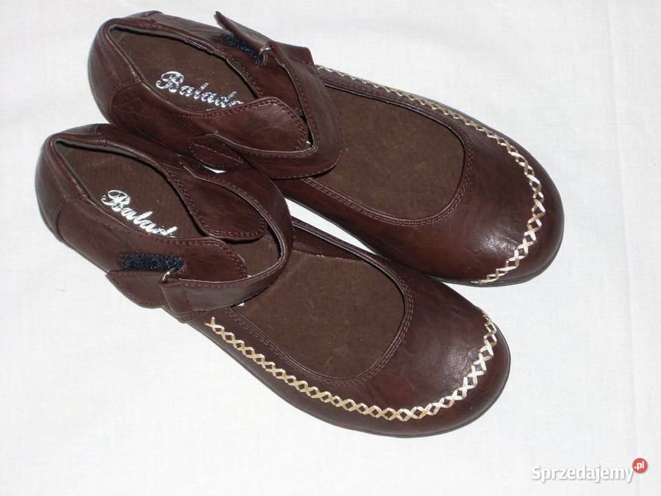 NOWE półbuty wyszywane wkładka skóra 36 235 inna Nowy Sącz