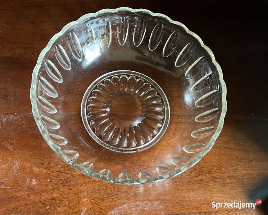 Salaterka miska owocarka To szkło Wzór to owalne Gdańsk