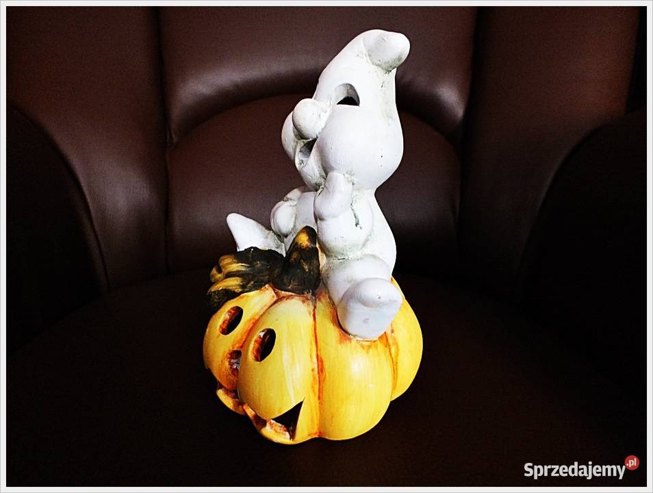Świecznik idealny na Halloween duszek na dyni Żary