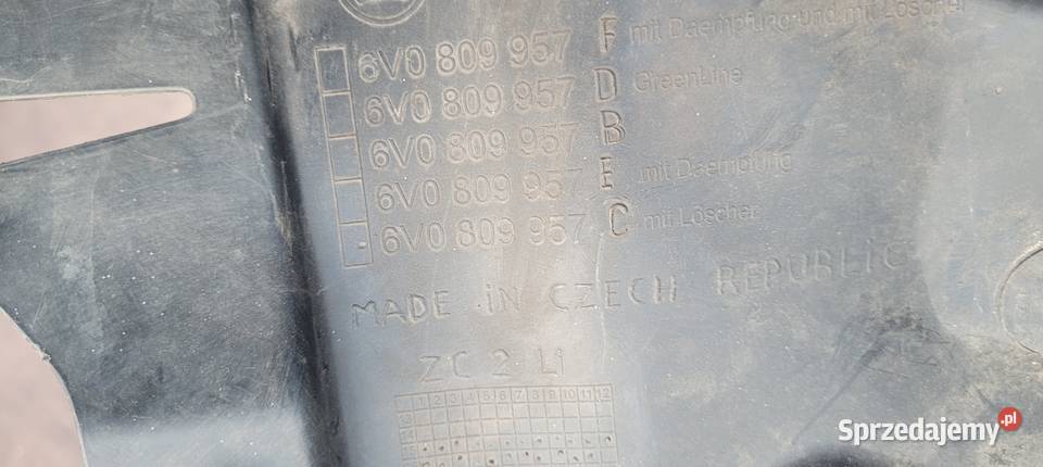 Skoda Fabia III 6V0 NADKOLE LEWY PRZÓD