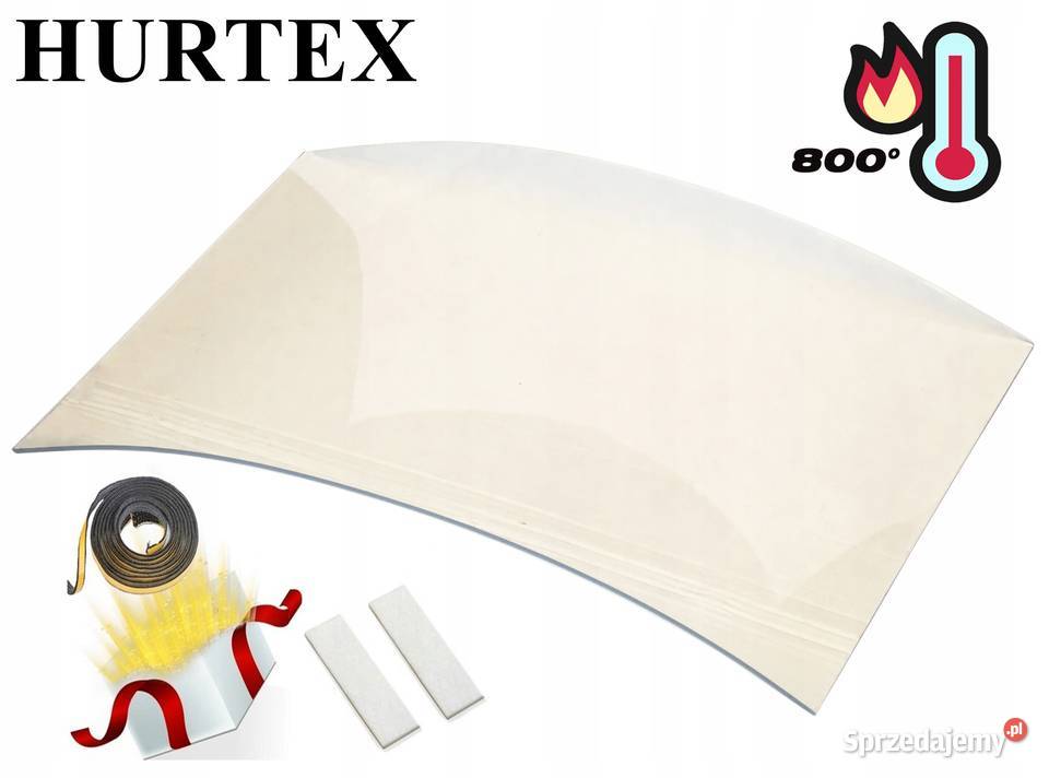 Szyba do kominków Hark Avenso Mero Roma Linox Skawina